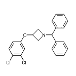 CAS#: 132924-44-8， 3-(3,4-Dichlorophenoxy)-1-(Diphenylmethyl)Azetidine