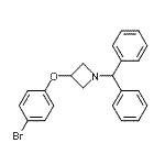 CAS#: 132924-50-6， 3-(4-Bromophenoxy)-1-(Diphenylmethyl)Azetidine