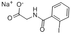 CAS#: 133-17-5， Sodium 2-[(2-Iodobenzoyl)Amino]Acetate