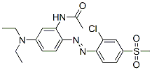 CAS#: 13301-60-5， N-[2-[[2-Chloro-4-(Methylsulfonyl)Phenyl]Azo]-5-(Diethylamino)Phenyl]-Acetamide