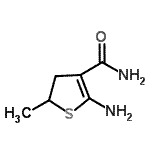 CAS#: 133036-95-0， 2-Amino-5-Methyl-4,5-Dihydro-3-Thiophenecarboxamide