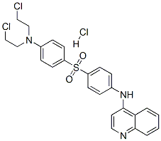CAS#: 133041-59-5， N-[4-[4-[Bis(2-Chloroethyl)Amino]Phenyl]Sulfonylphenyl]Quinolin-4-Amine Hydrochloride