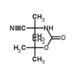 CAS#: 133117-97-2， 2-Methyl-2-Propanyl (2-Cyano-2-Propanyl)Carbamate