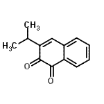 CAS#: 133130-13-9， 3-Isopropyl-1,2-Naphthalenedione
