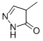 structure of CAS# 13315-23-6, 4-Methyl-2-Pyrazolin-5-One;2-Pyrazolin-5-One, 4-Methyl-;Nsc147759