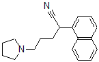 CAS#: 13326-33-5， alpha-[3-(1-Pyrrolidinyl)Propyl]-1-Naphthaleneacetonitrile