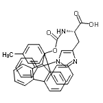 CAS#: 133367-34-7， N-[(9H-Fluoren-9-Ylmethoxy)Carbonyl]-1-[(4-Methylphenyl)(Diphenyl)Methyl]-L-Histidine