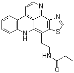 CAS#: 133401-11-3， N-[2-(8H-Pyrido[4,3,2-Mn][1,3]Thiazolo[4,5-b]Acridin-9-Yl)Ethyl]Propanamide