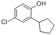 CAS#: 13347-42-7， 4-Chloro-2-cyclopentylphenol