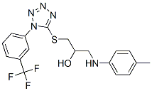 CAS#: 133506-56-6， 1-[(4-Methylphenyl)Amino]-3-[1-[3-(Trifluoromethyl)Phenyl]Tetrazol-5-Yl]Sulfanylpropan-2-Ol