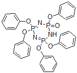 CAS#: 133536-29-5， 2,4,4,6,6-pentakis(phenoxy)-1,3,5-triaza-2,4,6-triphosphacyclohexa-3,5-diene 2-oxide