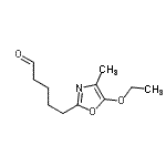 CAS#: 133602-43-4， 5-(5-Ethoxy-4-Methyl-1,3-Oxazol-2-Yl)Pentanal