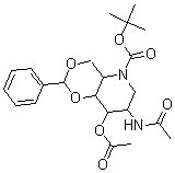 CAS#: 133697-31-1， [2R-(2alpha,4aalpha,7alpha,8beta,8abeta)]-7-(Acetylamino)-8-(Acetyloxy)Hexahydro-2-Phenyl-5H-1,3-Dioxino[5,4-b]Pyridine-5-carboxylic Acid 1,1-Dimethylethylester