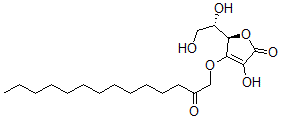 CAS#: 133794-57-7， (5R)-5-[(1S)-1,2-Dihydroxyethyl]-3-Hydroxy-4-(2-Oxotetradecoxy)-5H-Furan-2-One