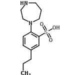 CAS#: 133804-52-1， 2-(1,4-Diazepan-1-Yl)-5-Propylbenzenesulfonic Acid