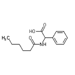 CAS#: 133849-00-0， (Hexanoylamino)(Phenyl)Acetic Acid