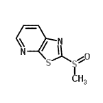 CAS#: 133904-14-0， 2-(Methylsulfinyl)[1,3]Thiazolo[5,4-b]Pyridine