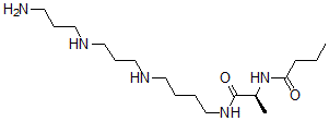CAS 登录号：133919-89-8， N-[(2S)-1-[4-[3-(3-氨基丙基氨基)丙基氨基]丁基氨基]-1-氧代-丙-2-基]丁酰胺