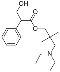 CAS#: 134-53-2， 3-Diethylamino-2,2-dimethylpropyl tropate phosphate