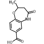 CAS#: 134076-69-0， 2-Methyl-4-Oxo-2,3,4,5-Tetrahydro-1,5-Benzoxazepine-7-Carboxylic Acid