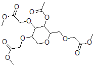 CAS#: 134121-19-0， Methyl 2-[3-Acetyloxy-5-(2-Methoxy-2-Oxoethoxy)-2-[(2-Methoxy-2-Oxoethoxy)Methyl]Oxan-4-Yl]Oxyacetate