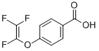 structure of CAS# 134151-66-9, 4-[(1,2,2-Trifluoroethenyl)Oxy]-Benzoic Acid;Benzoic Acid, 4-[(1,2,2-Trifluoroethenyl)Oxy]-;4-[(1,2,2-Trifluoroethenyl)Oxy]Benzoic Acid