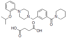 CAS#: 134208-18-7， Mazapertine succinate