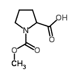 CAS#: 134250-76-3， 1-(Methoxycarbonyl)Proline