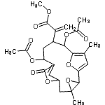 CAS#: 134455-96-2， Methyl 2-[10,13-Diacetoxy-4,15-Dimethyl-8-Oxo-3,7,17-Trioxatetracyclo[12.2.1.1<Sup>6,9</Sup>.0<Sup>2,4</Sup>]Octadeca-1(16),9(18),14-Trien-12-Yl]Acrylate