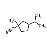 CAS#: 134517-60-5， 3-Isopropyl-1-Methylcyclopentanecarbonitrile