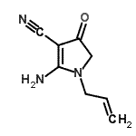 CAS#: 134518-34-6， 1-Allyl-2-Amino-4-Oxo-4,5-Dihydro-1H-Pyrrole-3-Carbonitrile