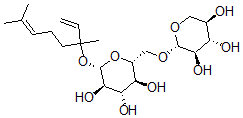 CAS#: 134553-54-1， (2S,3R,4S,5S,6R)-2-(3,7-Dimethylocta-1,6-Dien-3-Yloxy)-6-[[(2S,3R,4S,5R)-3,4,5-Trihydroxyoxan-2-Yl]Oxymethyl]Oxane-3,4,5-Triol
