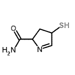 CAS#: 134642-84-5， 4-Sulfanyl-3,4-Dihydro-2H-Pyrrole-2-Carboxamide