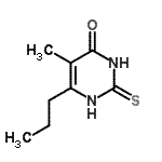 CAS 登录号：134694-90-9， 5-甲基-6-丙基-2-硫代-2,3-二氢-4(1H)-嘧啶酮