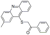 CAS#: 134826-36-1， 2-[(2-Methyl-9-Acridinyl)Thio]-1-Phenyl-Ethanone