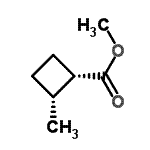 CAS#: 134877-12-6， Methyl (1S,2R)-2-Methylcyclobutanecarboxylate