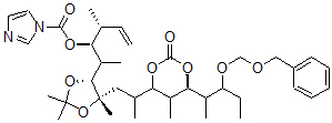 CAS#: 134916-12-4， [(3S,4R)-4-Methyl-2-[(4R,5R)-2,2,5-Trimethyl-5-[2-[(6S)-5-Methyl-2-Oxo-6-[3-(Phenylmethoxymethoxy)Pentan-2-Yl]-1,3-Dioxan-4-Yl]Propyl]-1,3-Dioxolan-4-Yl]Hex-5-En-3-Yl] Imidazole-1-Carboxylate