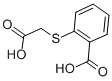 结构式 CAS# 135-13-7, 2-[(羧甲基)硫代]苯甲酸