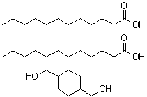 structure of CAS# 135025-34-2, 1,4-Cyclohexanedimethanol Dilaurate;1,4-Cyclohexanedimethanol Dilaurate;Acide dodécanoïque - 1,4-cyclohexanediyldiméthanol (2:1);Dodecanoic acid - 1,4-cyclohexanediyldimethanol (2:1)
