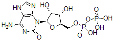 CAS#: 135052-71-0， [(2R,3S,4R,5R)-5-(6-Amino-2-Oxo-7H-Purin-3-Yl)-3,4-Dihydroxyoxolan-2-Yl]Methyl Phosphono Hydrogen Phosphate