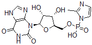CAS#: 135078-46-5， [(2R,3S,4R,5R)-5-(2,6-Dioxo-7H-Purin-3-Yl)-3,4-Dihydroxyoxolan-2-Yl]Methoxy-(2-Methylimidazol-1-Yl)Phosphinic Acid