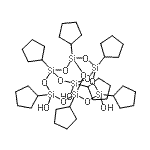 CAS#: 135225-24-0， 1,3,5,7,9,11,14-Heptacyclopentyltricyclo[7.3.3.1<Sup>5,11</Sup>]Heptasiloxane-3,7,14-Triol