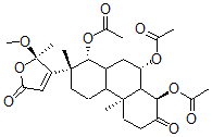 CAS#: 135247-46-0， [(1R,2R,4bR,8R,9S)-8,9-Diacetyloxy-2-[(2R)-2-Methoxy-2-Methyl-5-Oxofuran-3-Yl]-2,4B-Dimethyl-7-Oxo-3,4,4a,5,6,8,8a,9,10,10a-Decahydro-1H-Phenanthren-1-Yl] Acetate
