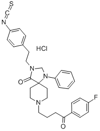 CAS#: 135261-88-0， 8-[4-(4-Fluorophenyl)-4-Oxobutyl]-3-[2-(4-Isothiocyanatophenyl)Ethyl]-1-Phenyl-1,3,8-Triazaspiro[4.5]Decan-4-One