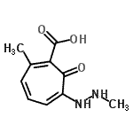 CAS#: 135345-81-2， 2-Methyl-6-(2-Methylhydrazino)-7-Oxo-1,3,5-Cycloheptatriene-1-Carboxylic Acid