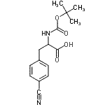 CAS#: 135414-03-8， 4-Cyano-N-{[(2-Methyl-2-Propanyl)Oxy]Carbonyl}Phenylalanine