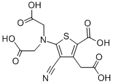 CAS#: 135459-90-4， 5-[Bis(Carboxymethyl)Amino]-2-Carboxy-4-Cyano-3-Thiopheneacetic Acid