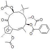 CAS#: 135467-87-7， (1aS-(1aR*,2R*,3S*,4aR*,6S*,7S*,7aS*,8E,10R*,11R*,11aS*))-2,7,11-Tris(Acetyloxy)-10-(Benzoyloxy)-1a,2,3,6,7,10,11,11a-Octahydro-1,1,3,6,9-Pentamethyl-4a,7a-Epoxy-5H-Cyclopenta(a)Cyclopropa(F)Cyclodecen-4(1H)-One