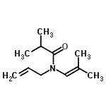 CAS 登录号：135535-73-8， N-烯丙基-2-甲基-N-(2-甲基-1-丙烯-1-基)丙酰胺