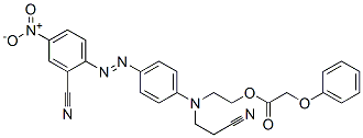 CAS#: 13555-64-1， 2-Phenoxy-Acetic Acid 2-[(2-Cyanoethyl)[4-[2-(2-Cyano-4-Nitrophenyl)Diazenyl]Phenyl]Amino]Ethyl Ester